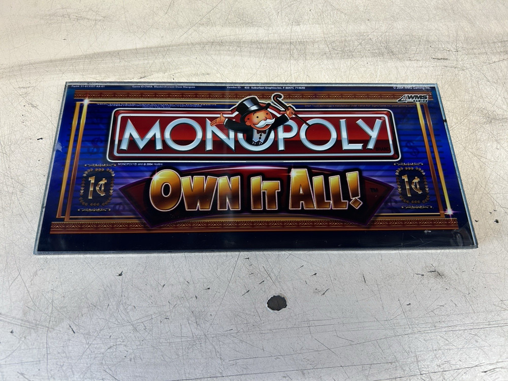 WMS BB2  MONOPOLY  OWN IT ALL