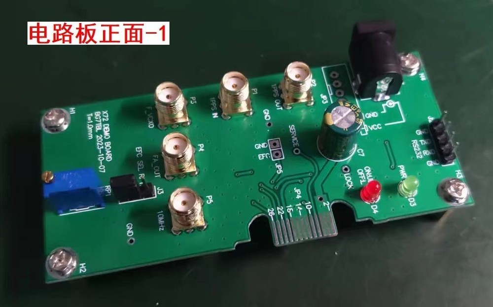 BG7TBL X72 Rubidium Clock Interface Board Atomic Clock Testing Board Fitfor 1PPS