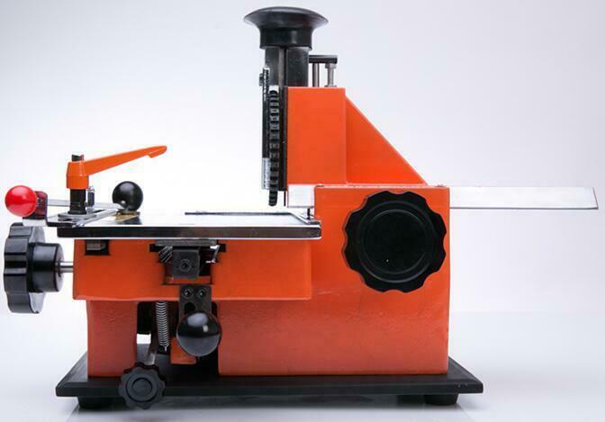 New 5mm Semi-automatic Metal Label Embosser Stamping Printer Marking Machine