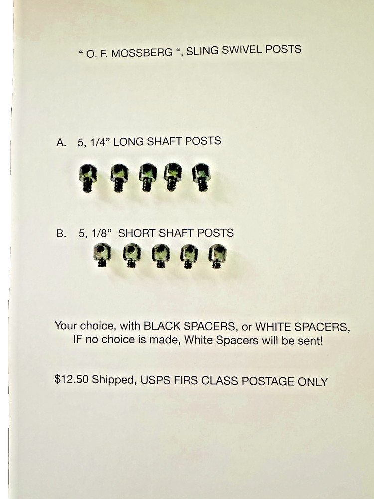 MOSSBERG SLING SWIVEL POSTS "5 PACK"