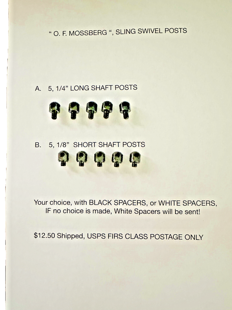 MOSSBERG SLING SWIVEL POSTS "5 PACK"