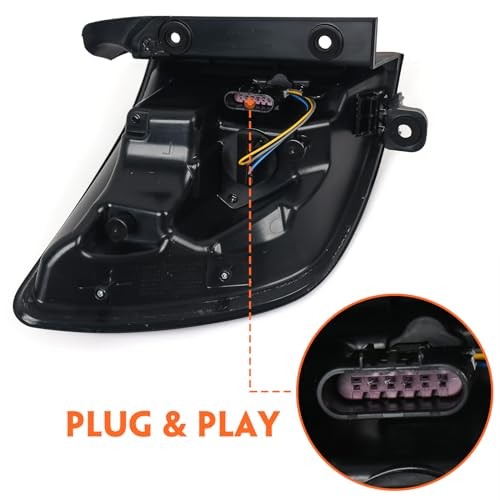 RH Outer Tail Lights Compatible with Dodge Durango 2014-2020 Rear Tail Red