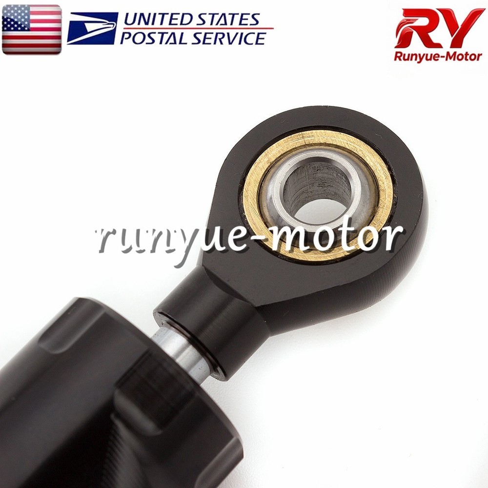 255mm Adjustable Motorcycle Steering Damper Stabilizer Linear Control Universal