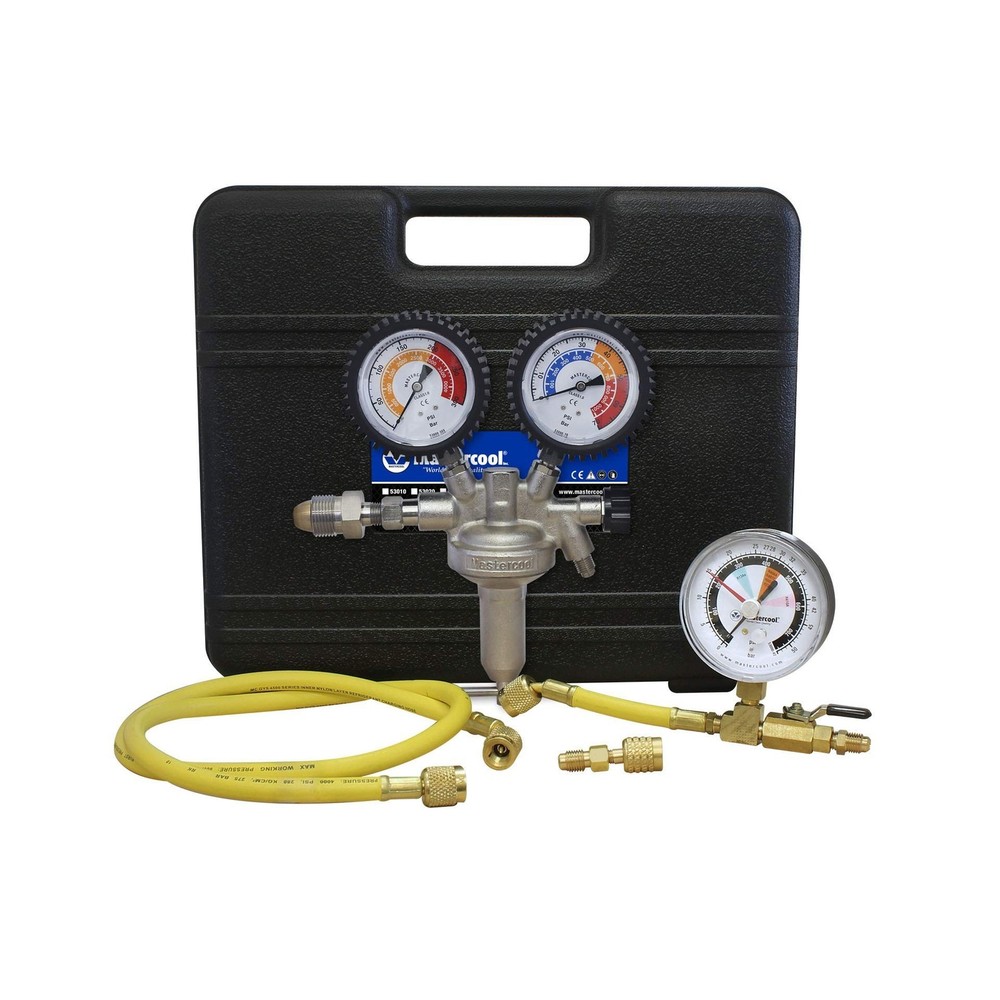 Mastercool 53010 HVAC Pressure Testing Kit | Includes Nitrogen Pressure Regul...