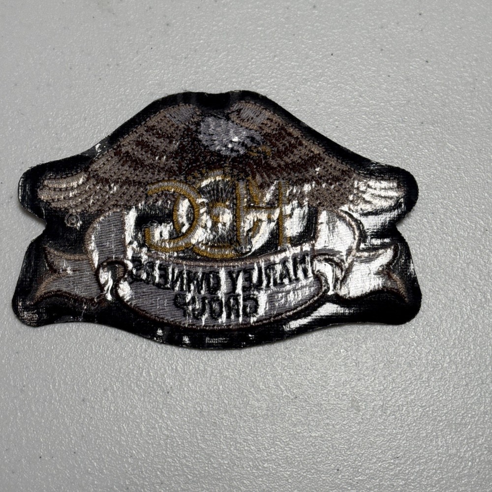 Harley Davidson HOG Motorcycle Logo Patch Embroidered Harley Owners Group Eagle