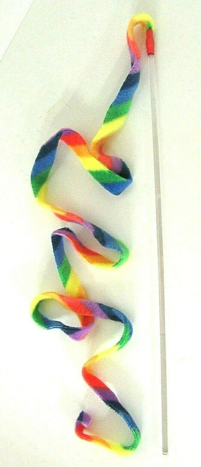 Cat Dancer Rainbow Cat Charmer Ribbon Cat & Kitten Toy