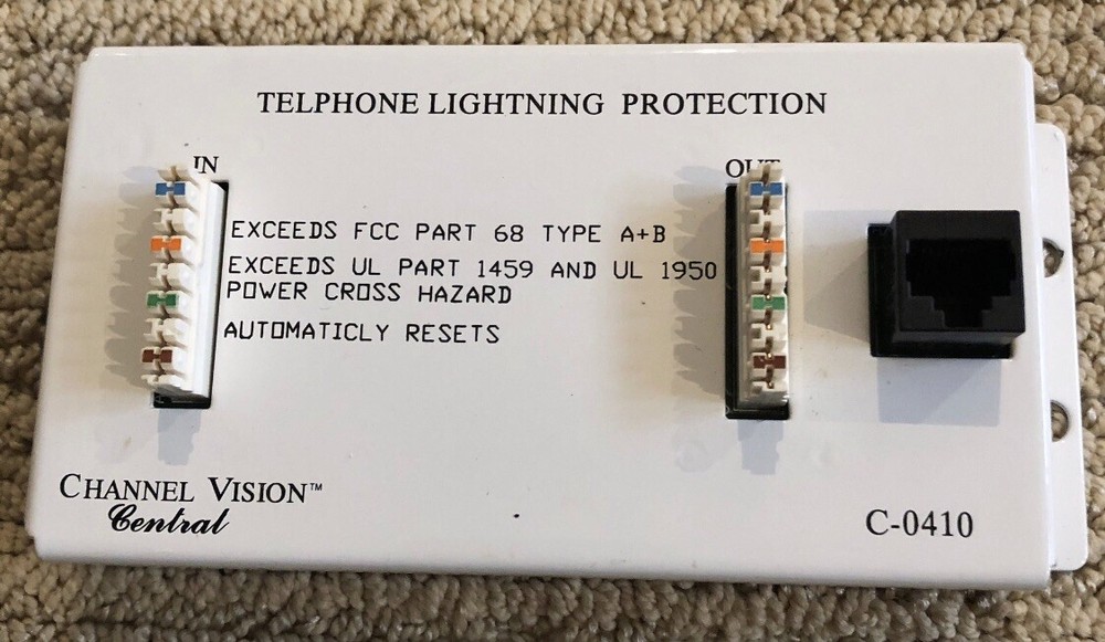 Telecom Surge Protector 4 Line - LAST ONE