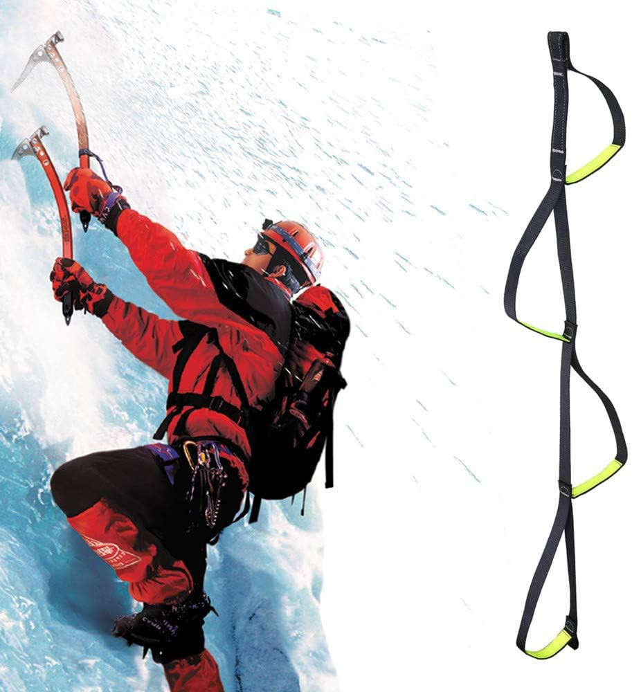 Adjustable Climbing Ascender Sling Foot Loop Ascender Webbing Sling for Outdoor