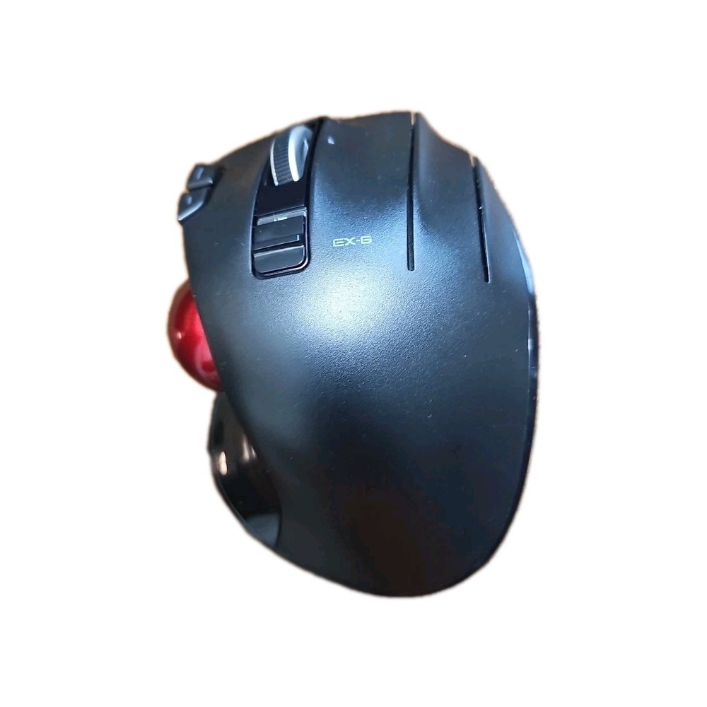 ELECOM EX-G Trackball Mouse M-XT4DRBK-G – NO Receiver – UNTESTED