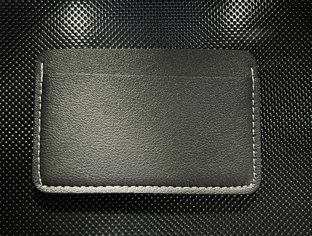 Batman Style Wallet with ID Window Card Holder Superhero Mask Design