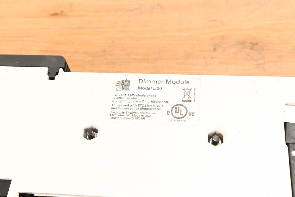 ETC D20 Dual 20A Dimmer Module (PAIR) CG01Y3M