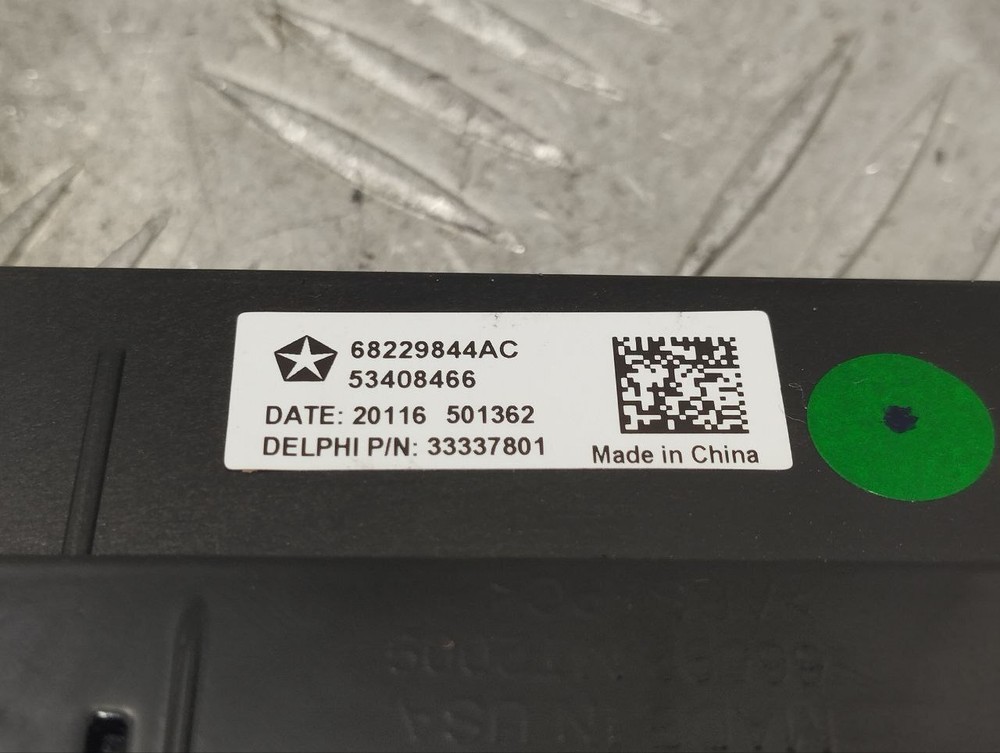 Input device Chrysler Pacifica 2017 AUX USB 68229844AC