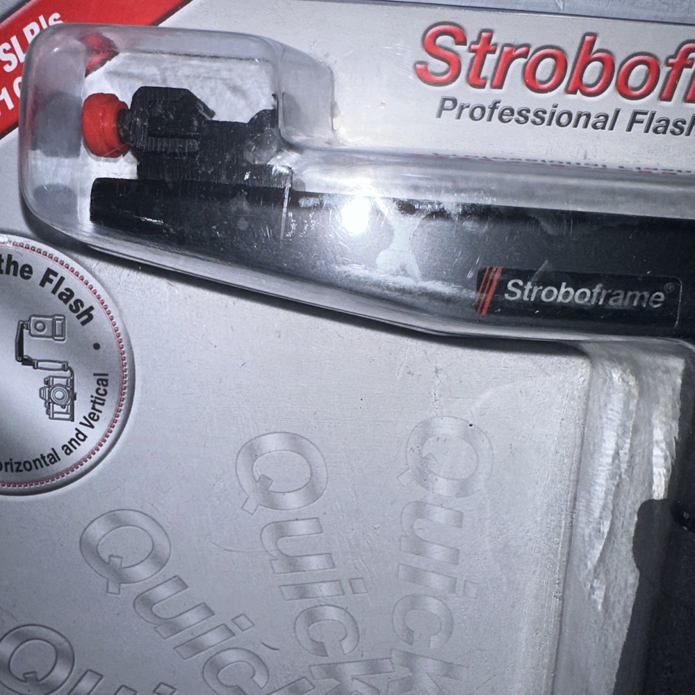 Quickflip Stroboframe Professional Camera Flash Bracket 310-635 Tiffen Co NEW