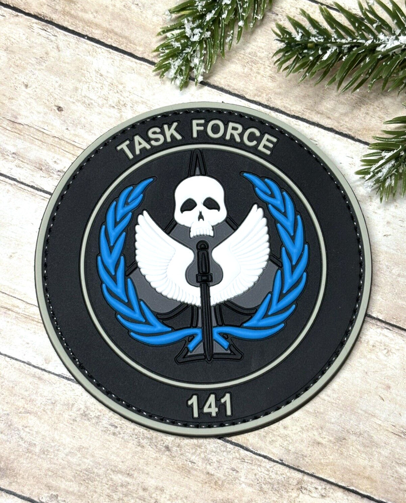 PVC Tactical Patch - Skull Call of Duty Gun Patch - Task Force 141 Patch