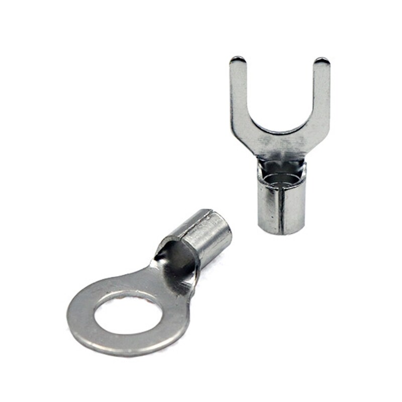 Pcs Non-Insulated Ring Fork U-Type O-Type Terminals Cable Terminals