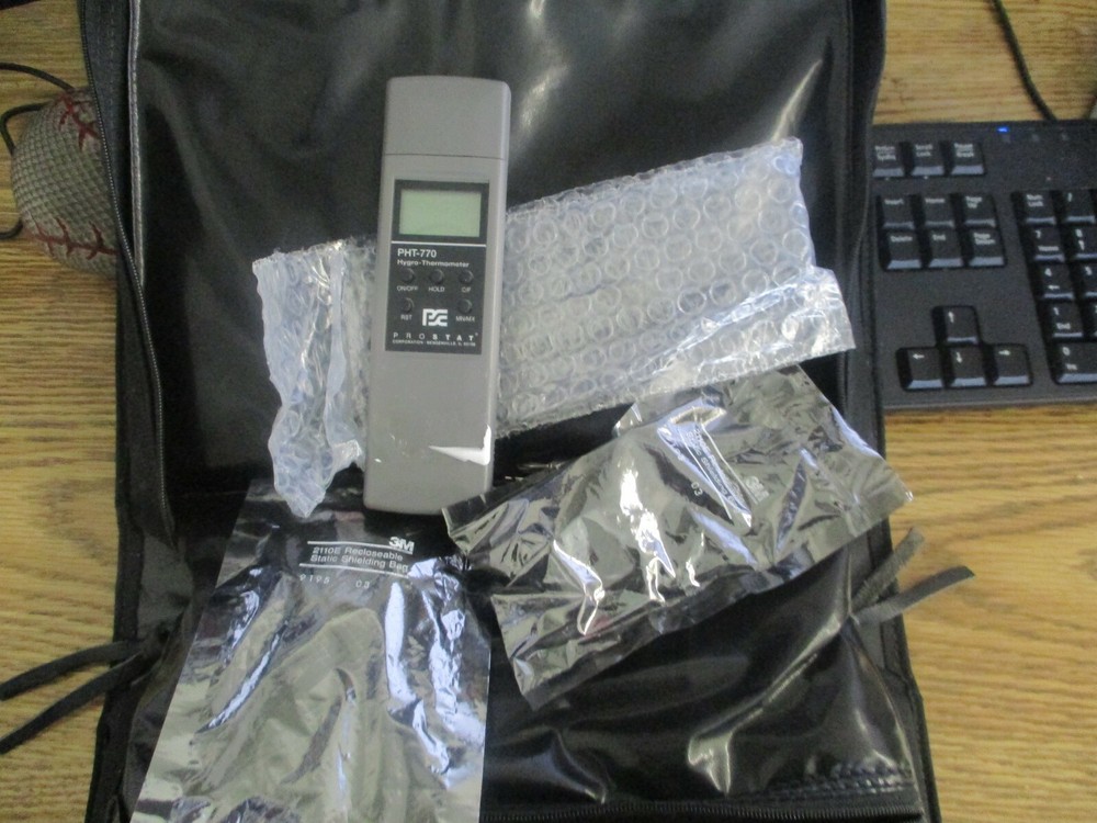 Prostat Portable Electrostatic Auditing Kit with: PHT-770, CPM-720A, PCS-730 &