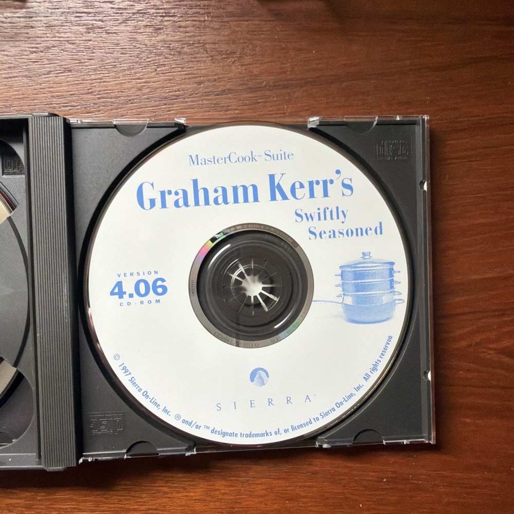 Master Cook Suite Software Cd Rom 3 CD Set