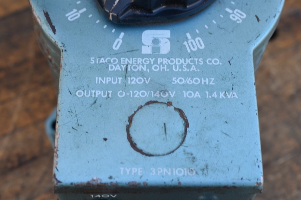3PN1010B Staco VARIAC Variable speed Transformer