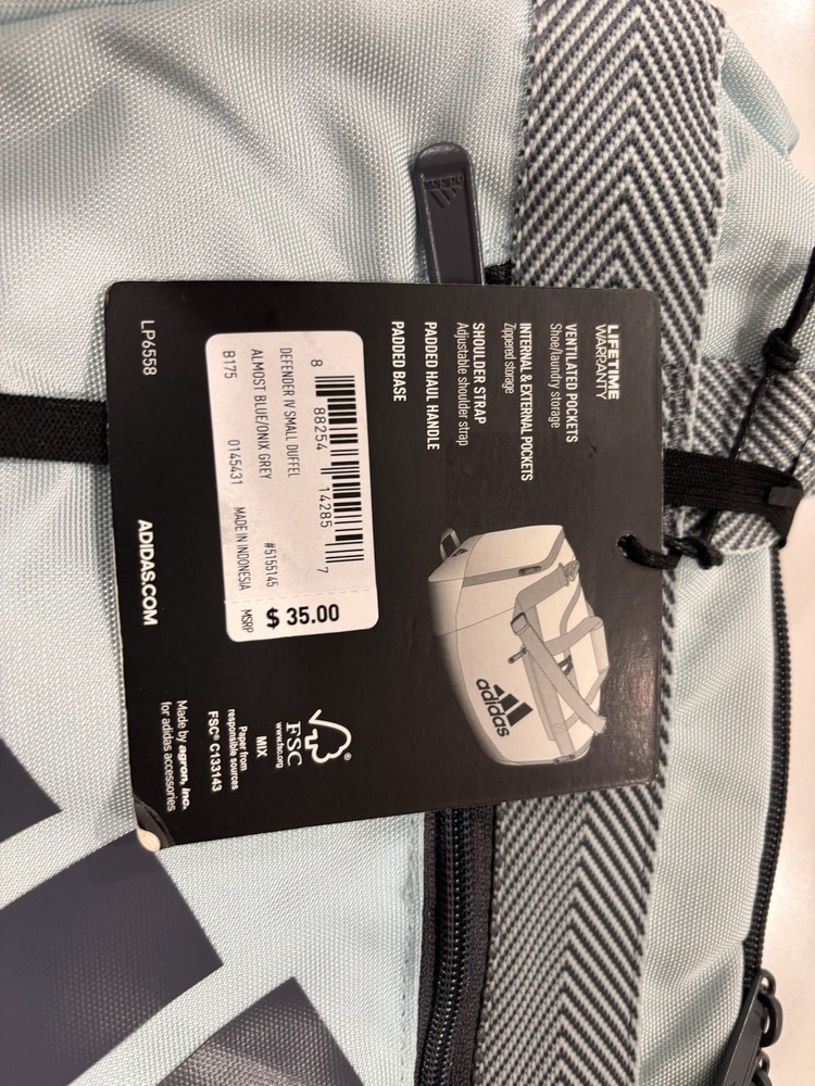 adidas small duffle bag