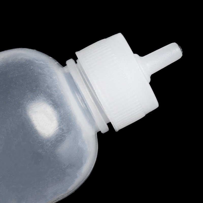 Kitchen Plastic Squeeze Bottle Refillable Condiment Container with 7 Nozzles