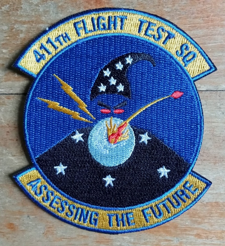 PATCH 411th Flight Test Squadron Assessing The Future Wizard Military Patch