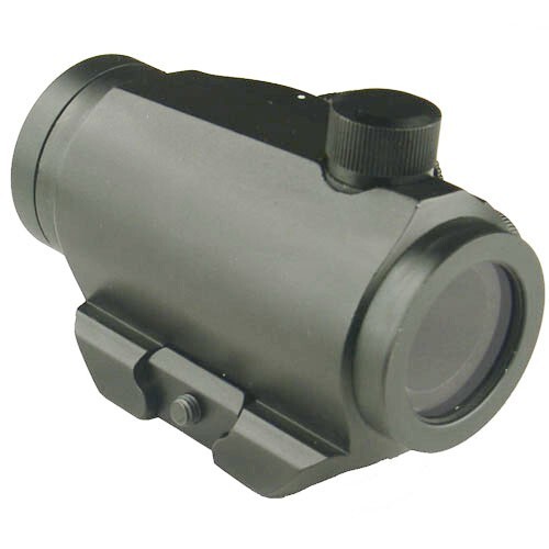 New Compact Mini Red Dot Sight Weaver Mount Anodized Black, Red Dot Only