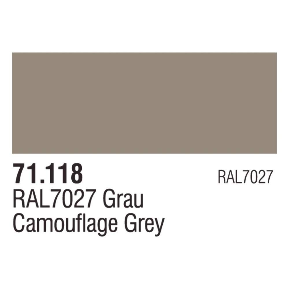 Vallejo Camouflage Grey Paint, 17ml