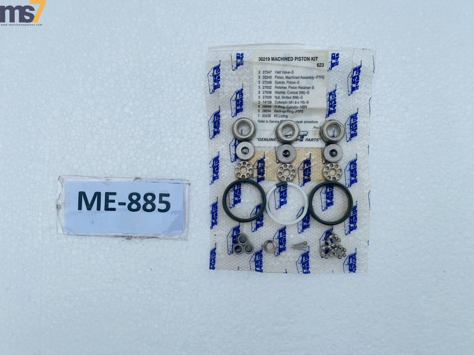 CAT PUMPS 30219 MACHINED PISTON KIT FOR 623 PUMPS #NEW