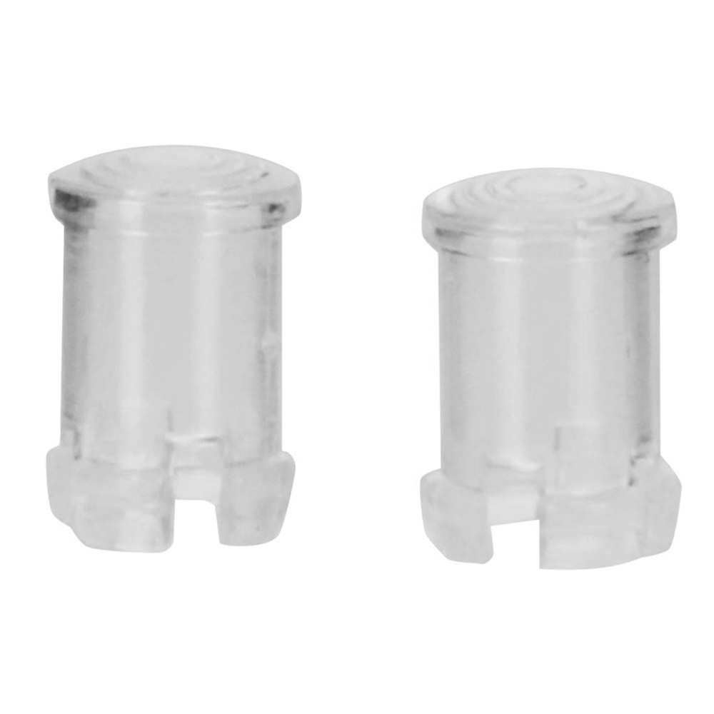 100Pcs Nylon LED Light Emitting Diode Transparent Lamp Light Caps Protective WT