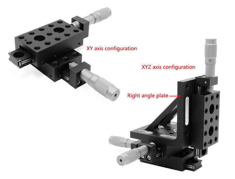 Single Axis Displacement Translation Platform High-Precision Manual Linear Stage