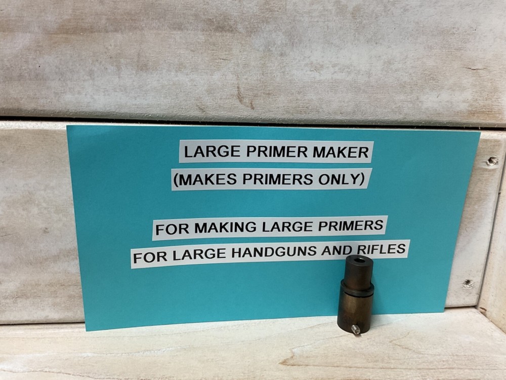 Large Primer Cup (makes primers ONLY)(SMALL AVAILABLE SEPERATELY)