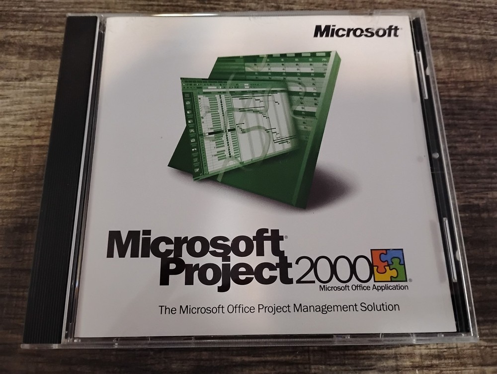 Microsoft Project 2000 PC CD-ROM Full Retail Version for Windows 95/98/NT/2000