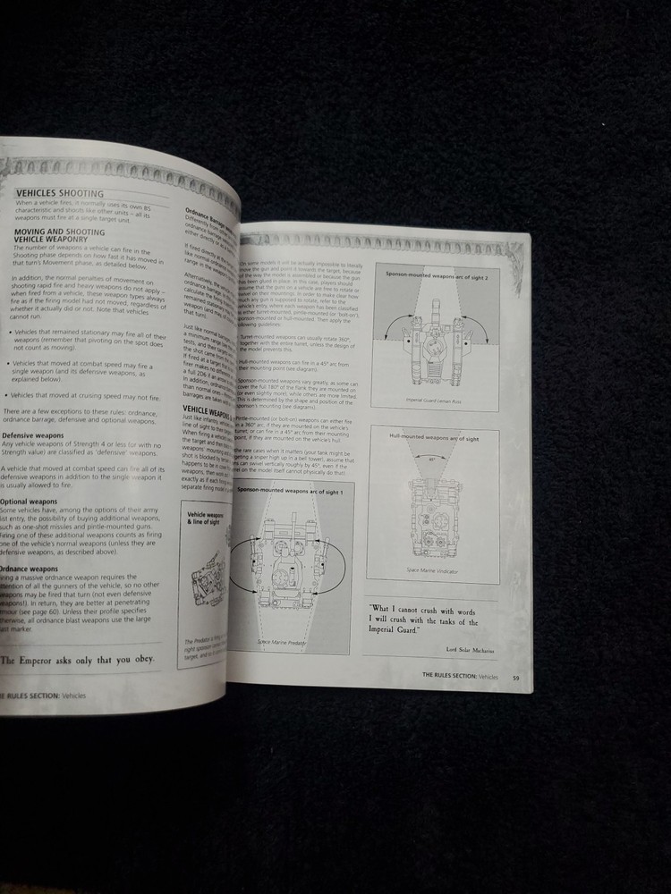 Warhammer 40,000 Rule Book. 2008 Mini