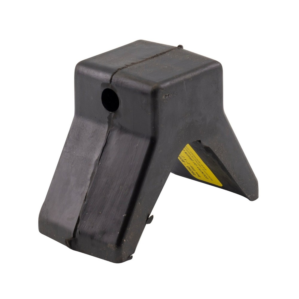 2 Inch Mounting Width Boat Trailer Black Molded Rubber V Bow Stop