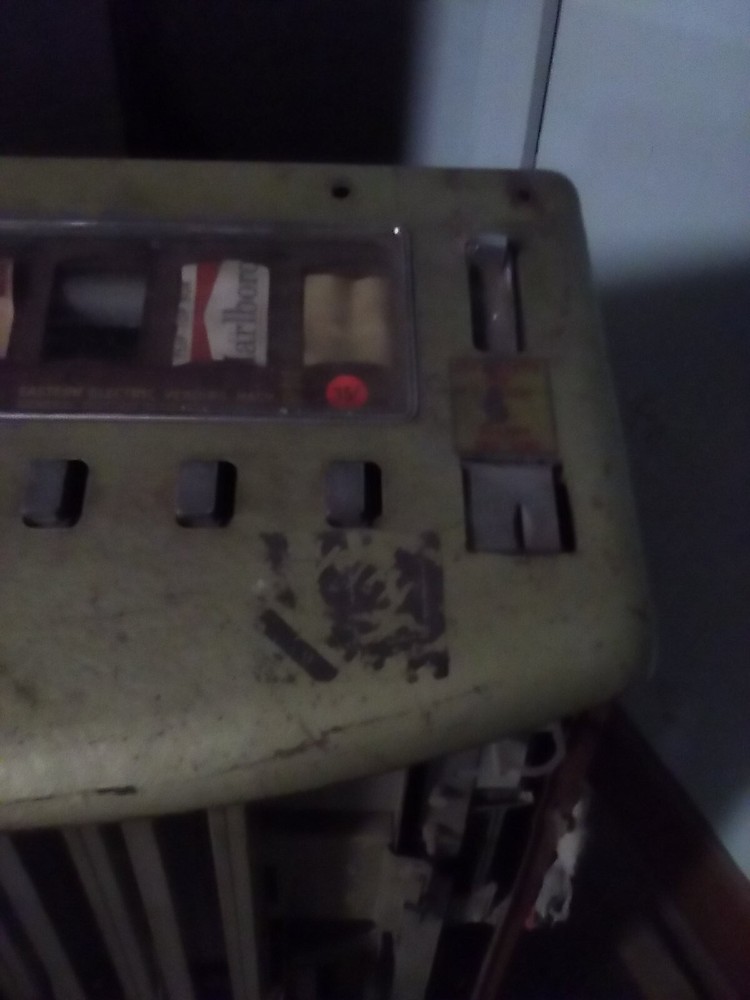 vintage cigarette vending machine