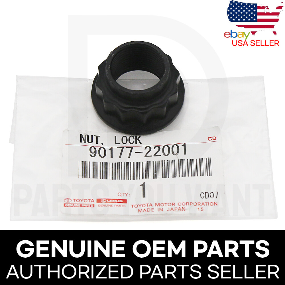 GENUINE Toyota Lexus Scion OEM Front Axle Shaft Nut 90177-22001 / 90080-17238