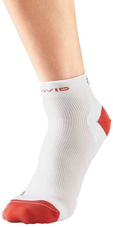 McDavid 8833 5K Low-Cut Runner Socks, White, 5
