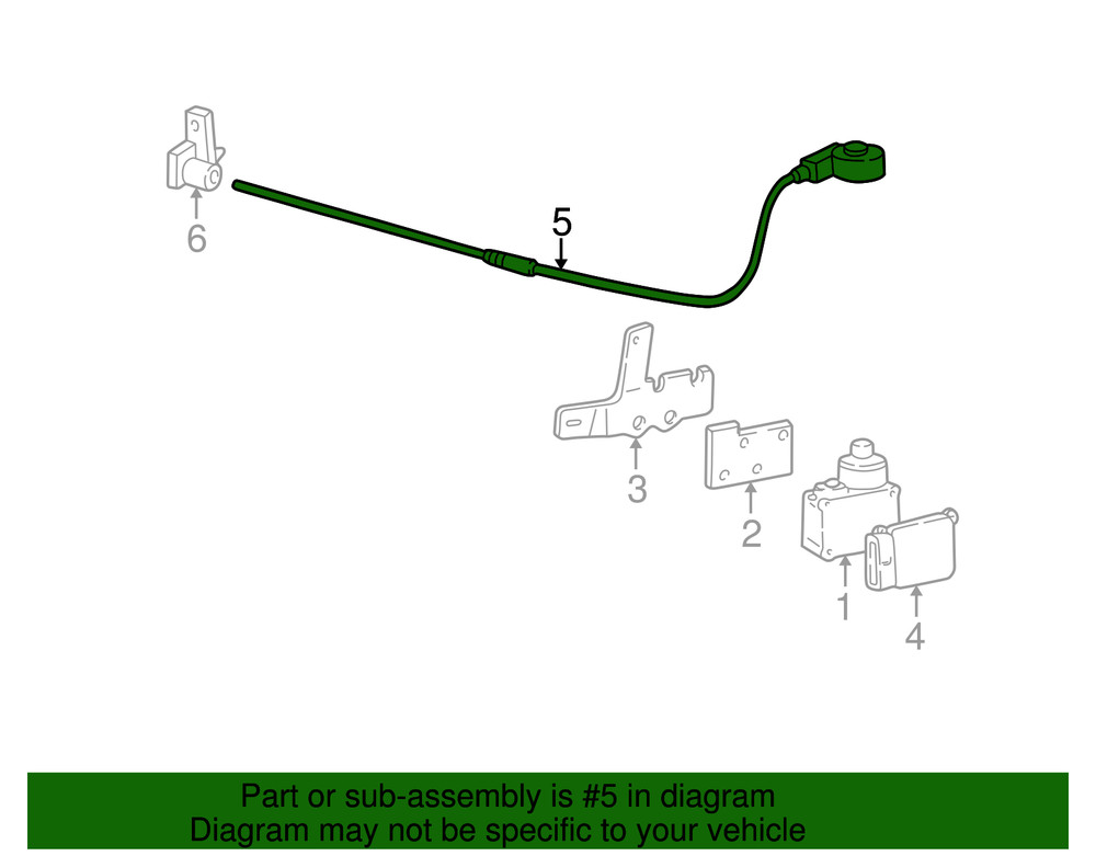 Genuine Ford Actuator Assembly YF1Z-9A825-CA