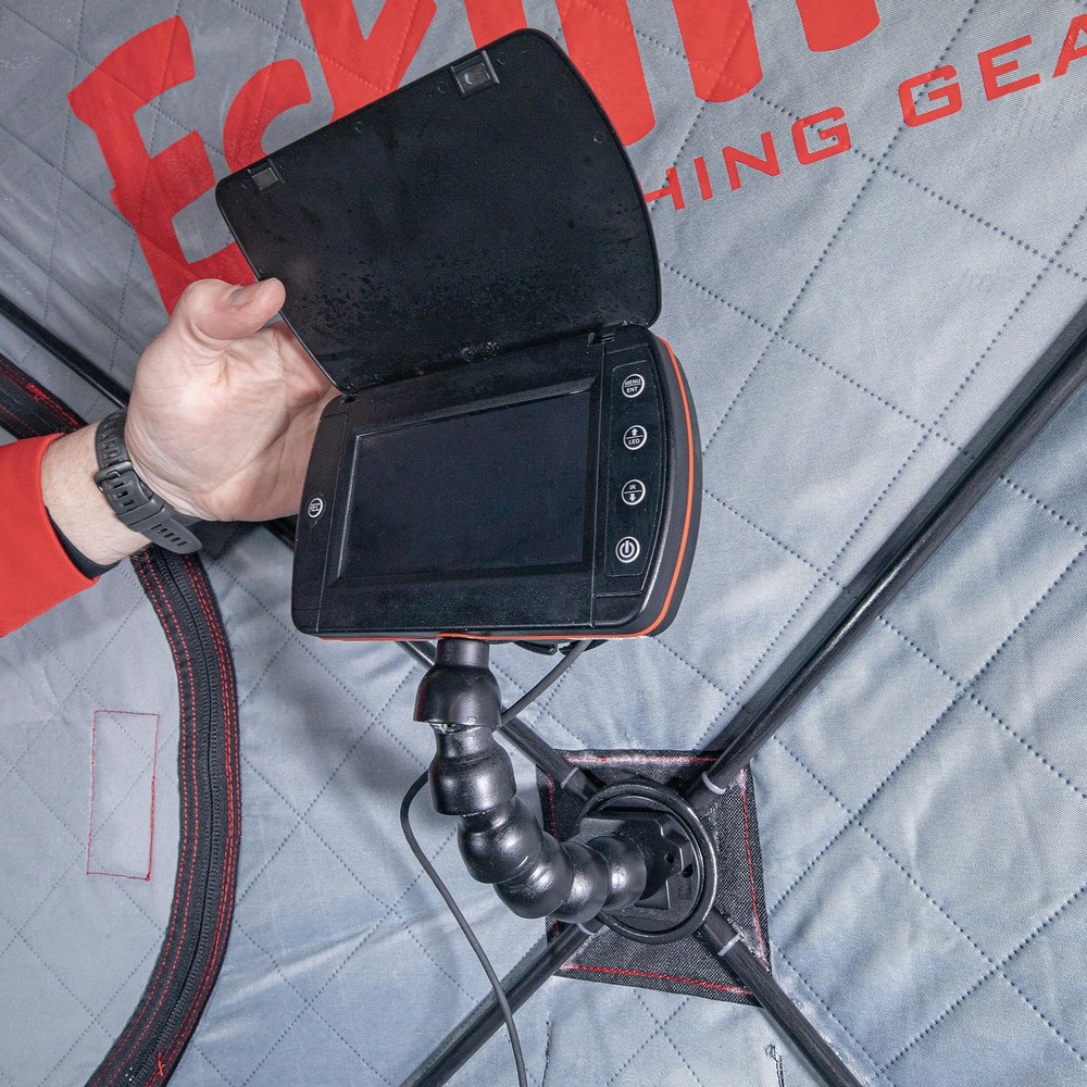Eskimo 41943 E-Hub Camera Mount for Ice Shelters - Black, Flexible