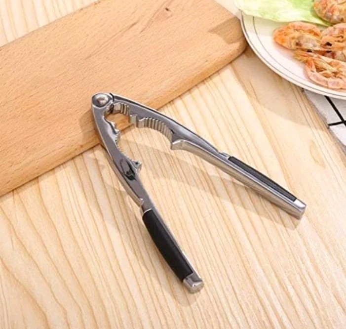 Nutcracker Heavy Duty Shell Cracker Seafood Pecan Walnut Opener Non-Slip Handle