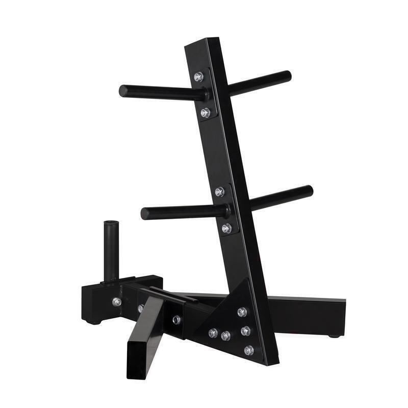 Durable Steel Weight Plate Rack Stand Compact Design Space-Saving New