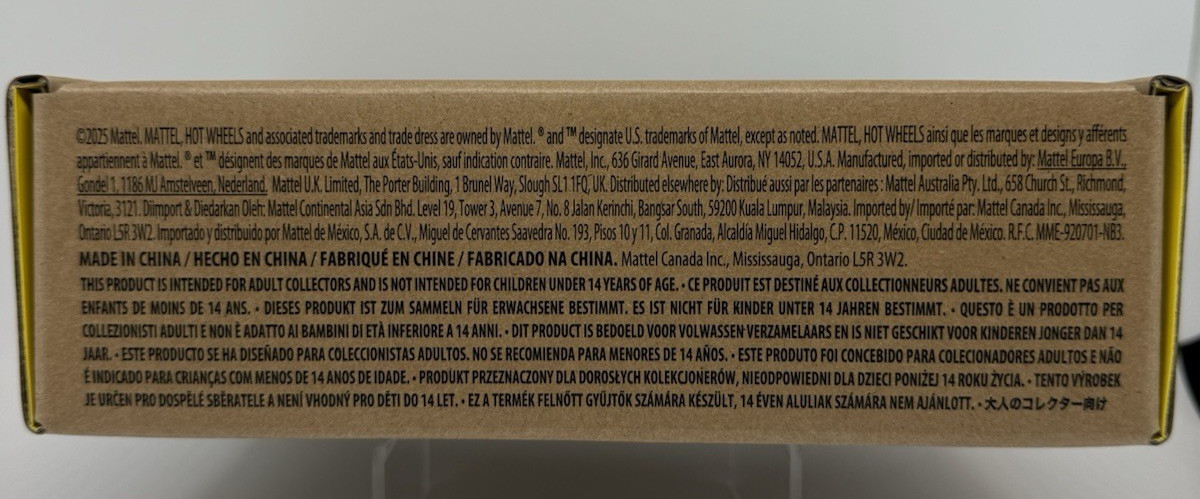 Hot Wheels Daniel Arsham 1973 PORSCHE 911 RSA Yellow 1:64 Mattel Creations JGK64