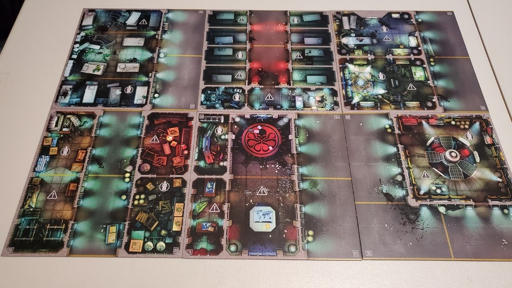 Marvel Zombies Hydra Resurrection Tiles Set