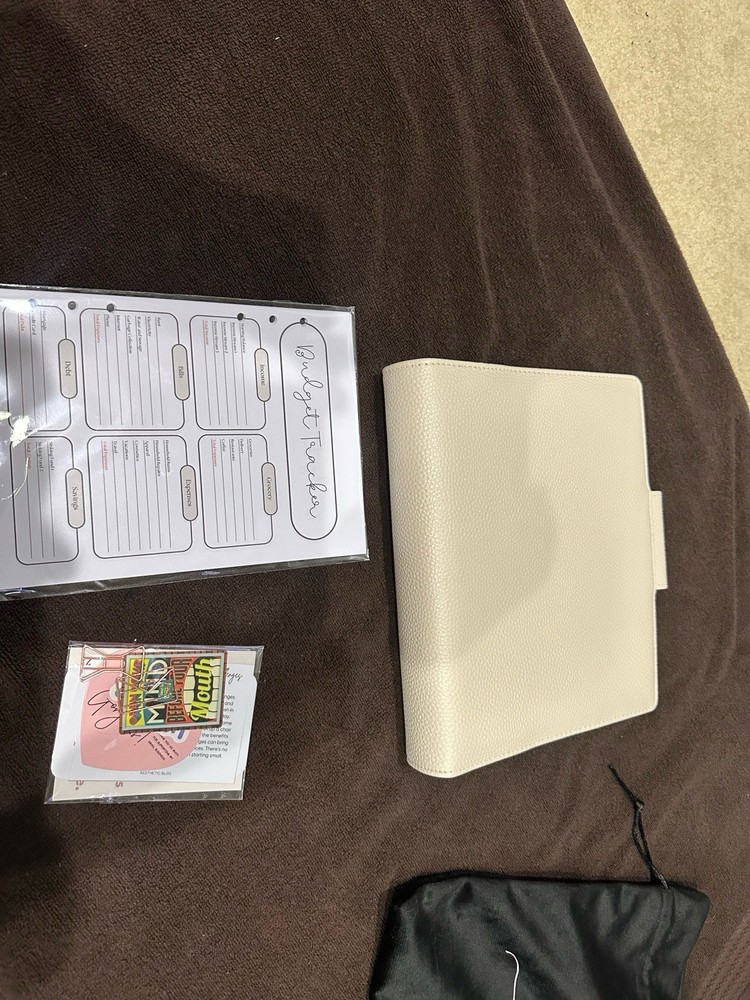 A6 Customized Tory Cash Stuffing Budget Binder Wallet