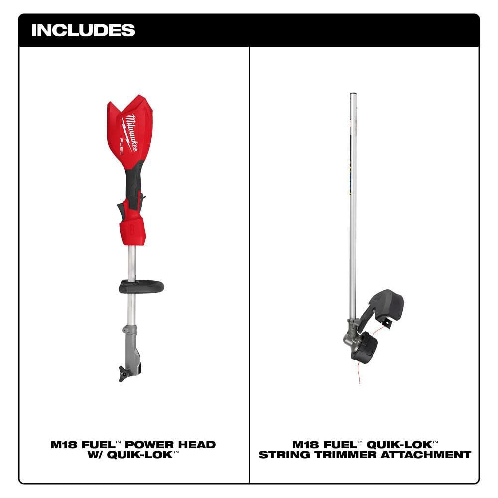Milwaukee M18 Fuel String Trimmer With Quik-Lok (Bare Tool)