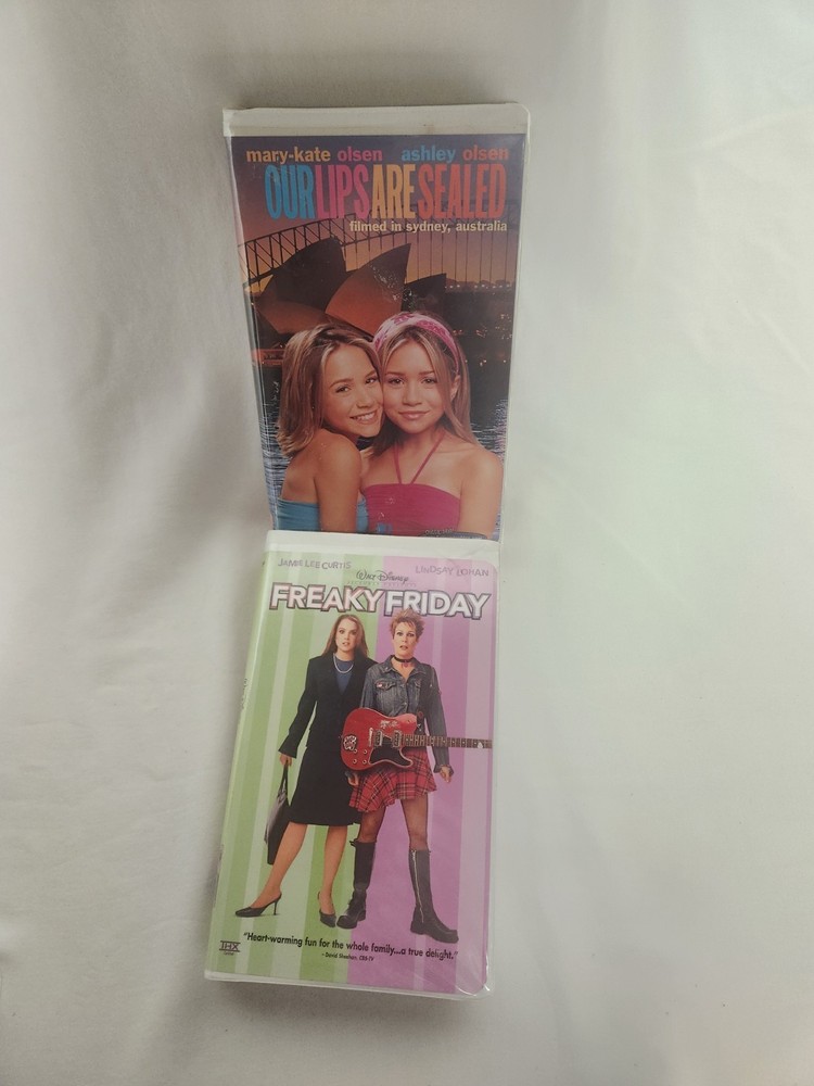 Our Lips Are Sealed & Freaky Friday Vhs Lot