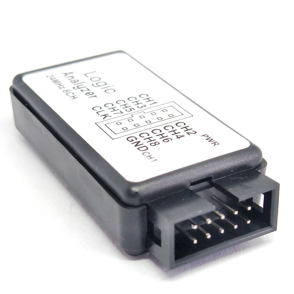 USB Logic Analyzer 24M 8CH Microcontroller ARM FPGA Debug Tool 24MHz, I2D7