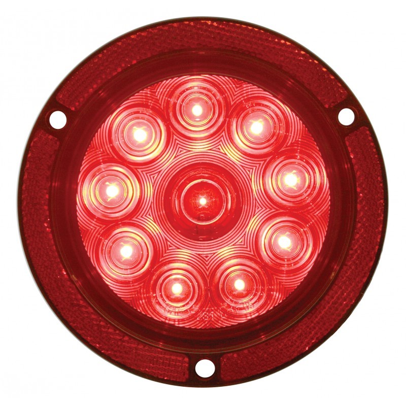 1 LED 4" Stop/Turn/Tail Light with Reflex Flange