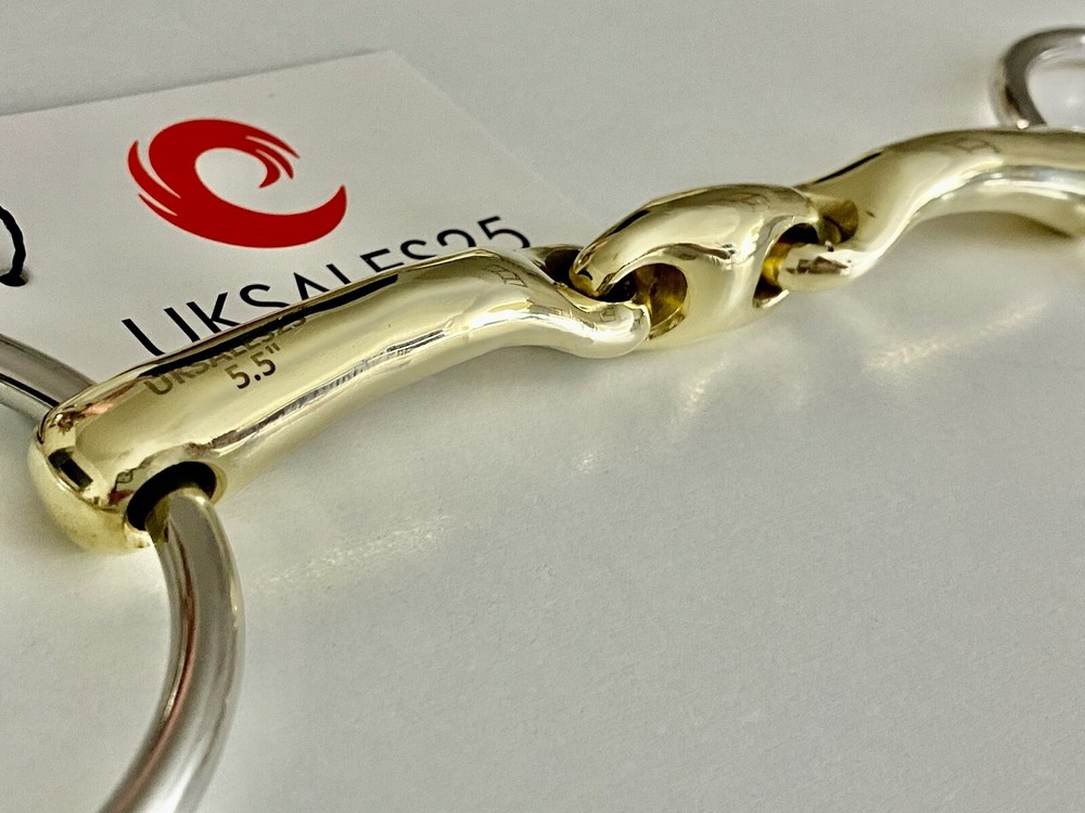 Loose Ring Snaffle Bit Curved Angled MP / Lozenge(UKSALES25®)*SAME DAY DISPATCH*