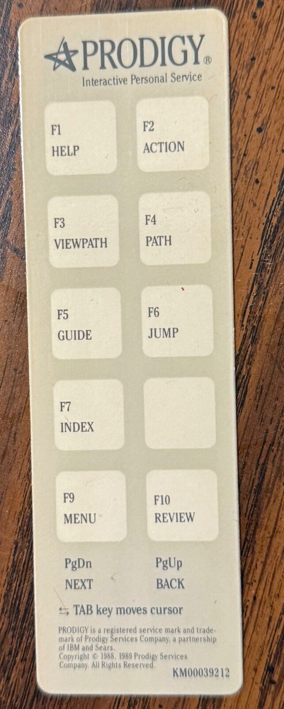 Prodigy Software Version 2.1 Start-Up Kit: IBM PC / XT / AT / PS/2 / Tandy 1000